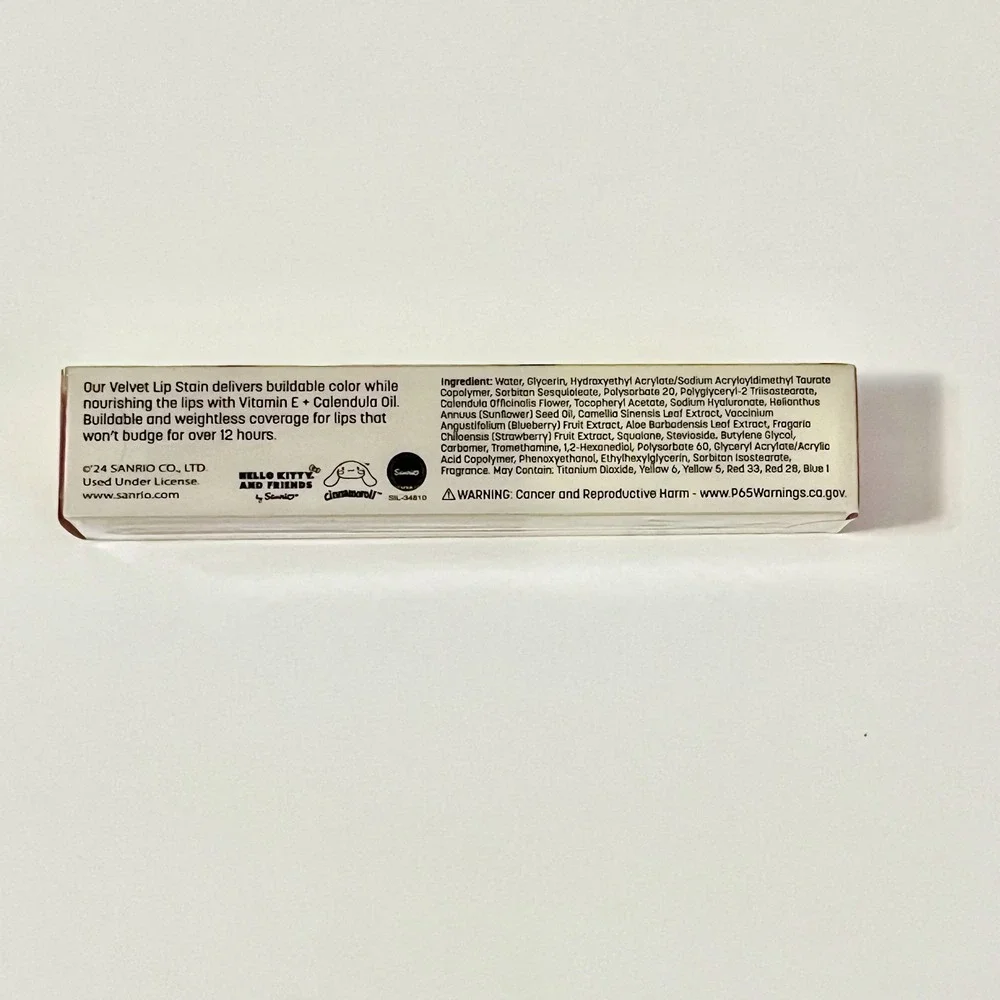The Creme Shop Hello Kitty Velvet Lip Stain Sweet Delight 0.28oz Cinnamoroll